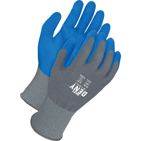 Deny® Coated Food Contact Gloves, 8, Foam Nitrile Coating, 15 Gauge, Nylon/Spandex Shell