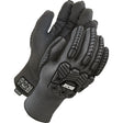 Deny® Lined Cut-Resistant Impact Gloves, 6, Microfibre Palm, Elastic Cuff