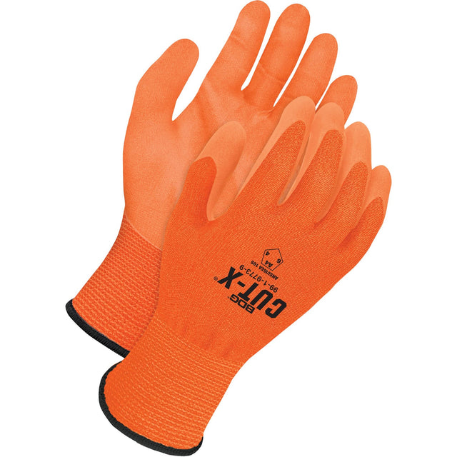Cut-X® Cut-Resistant Touchscreen Gloves, Size 7, 18 Gauge, Foam NBR Coated, HPPE Shell, ASTM ANSI Level A4