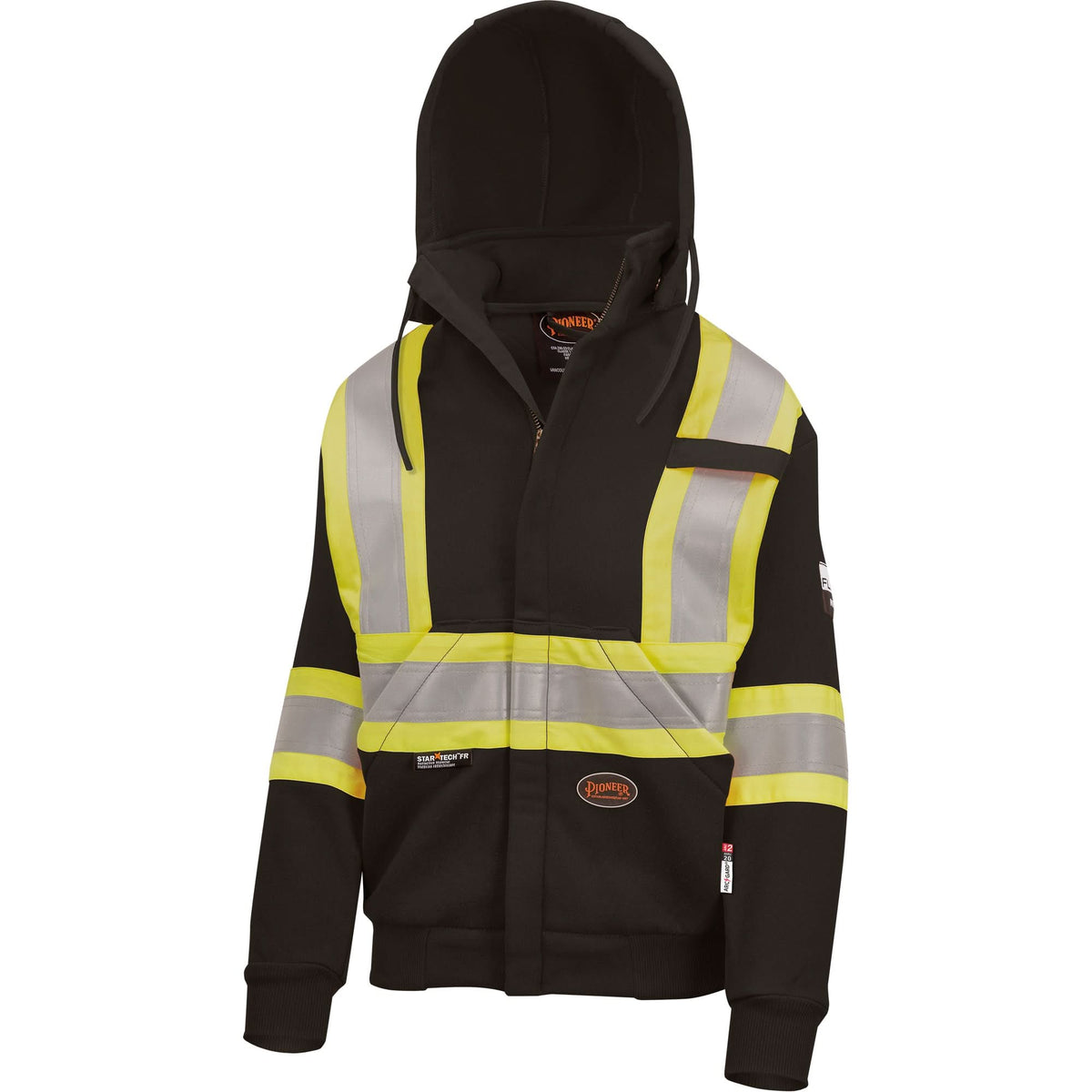 Heavyweight Safety Hoodie, Women's, X-Small, Black