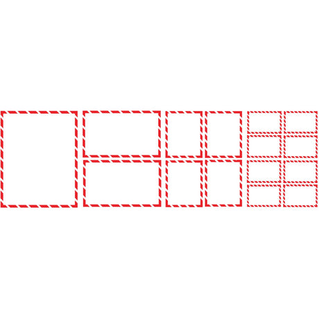 WHMIS Labels 200/Box, Vinyl, Roll, 4-3/4" L x 8-1/2" W