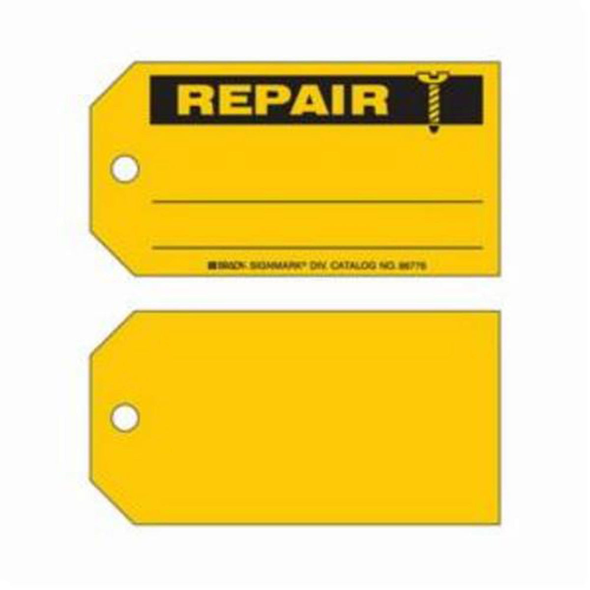 Product Maintenance Tags, Paper, 5-3/4" W x 3" H, English