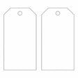 Blank Accident Prevention Tags, Metal, 3" W x 5-3/4" H