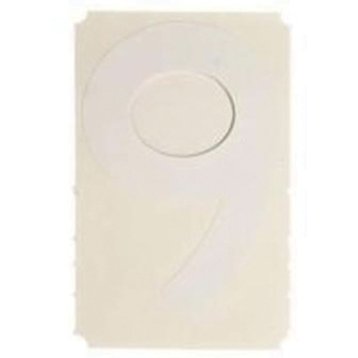 Quick-Align® Individual Gothic Number and Letter Labels, 9, 2" H, White