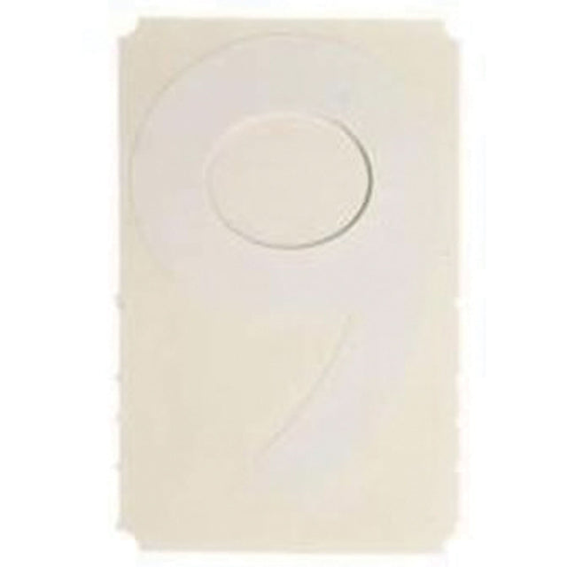 Quick-Align® Individual Gothic Number and Letter Labels, 9, 2" H, White