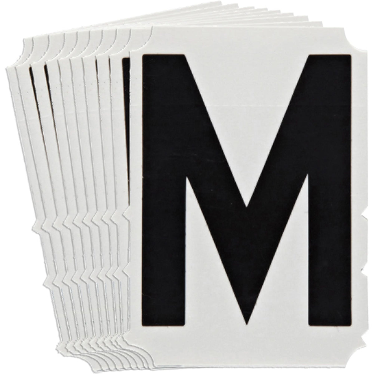 Quick-Align® Individual Gothic Number & Letter Labels, M, 3" H, Black