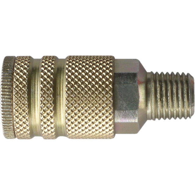 Quick Couplers - 1/4" Industrial, One Way Shut-Off - Manual Couplers, Stainless Steel