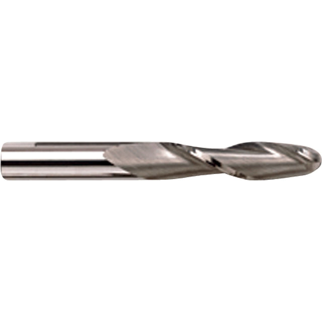 Ball End Extra Long Series End Mill, 3/16" Dia., 4 Flutes, Carbide