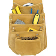 Drywall Tool Pouch, Multiple Tool Holder, Leather, 5 Pockets