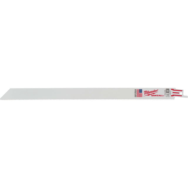 Sawzall® Reciprocating Saw Blades, Bi-Metal, 18 TPI, 12" L x 3/4" W