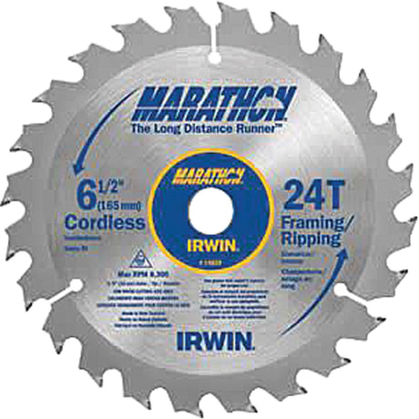 Marathon® Saw Blades, 6 1/2", 24 Teeth, Wood Use
