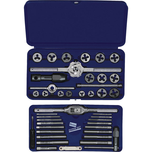 Hanson® Metric Tap & Hex Die Set, 25 Pieces