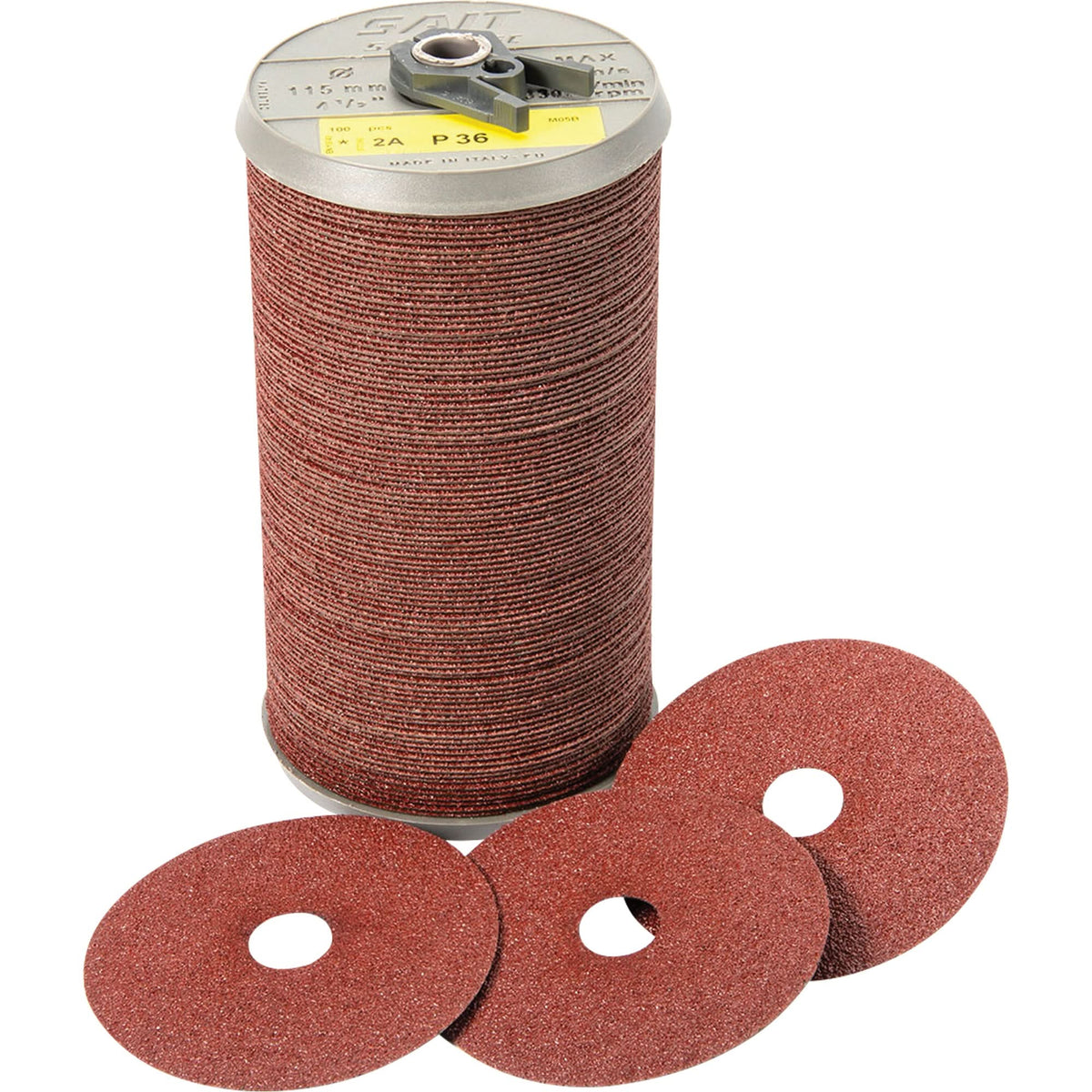 Blue Line™ General Purpose Fibre Disc, Aluminum Oxide, 36, 5" Dia x 7/8" Arbor