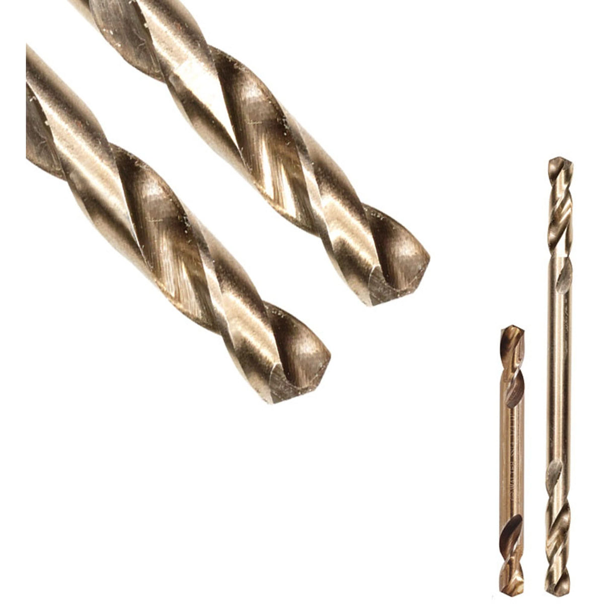 SST+ Double-Ended Stub Drill Bit, #20, High Speed Steel, 5/8" Flute, 135° Point