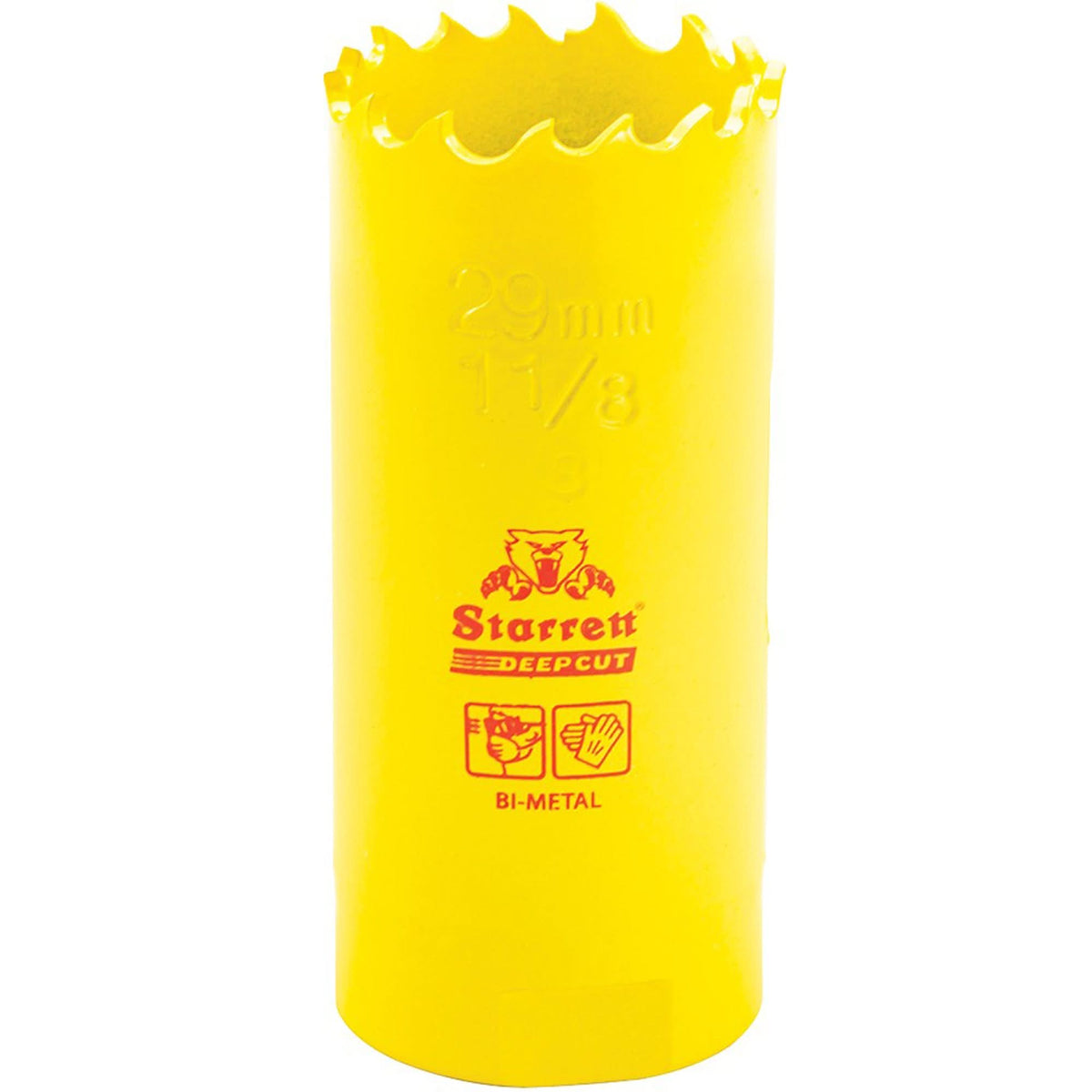 Bi-Metal Holesaw - 1-1/8", 1-1/8", 2" Depth of Cut, Bi-Metal
