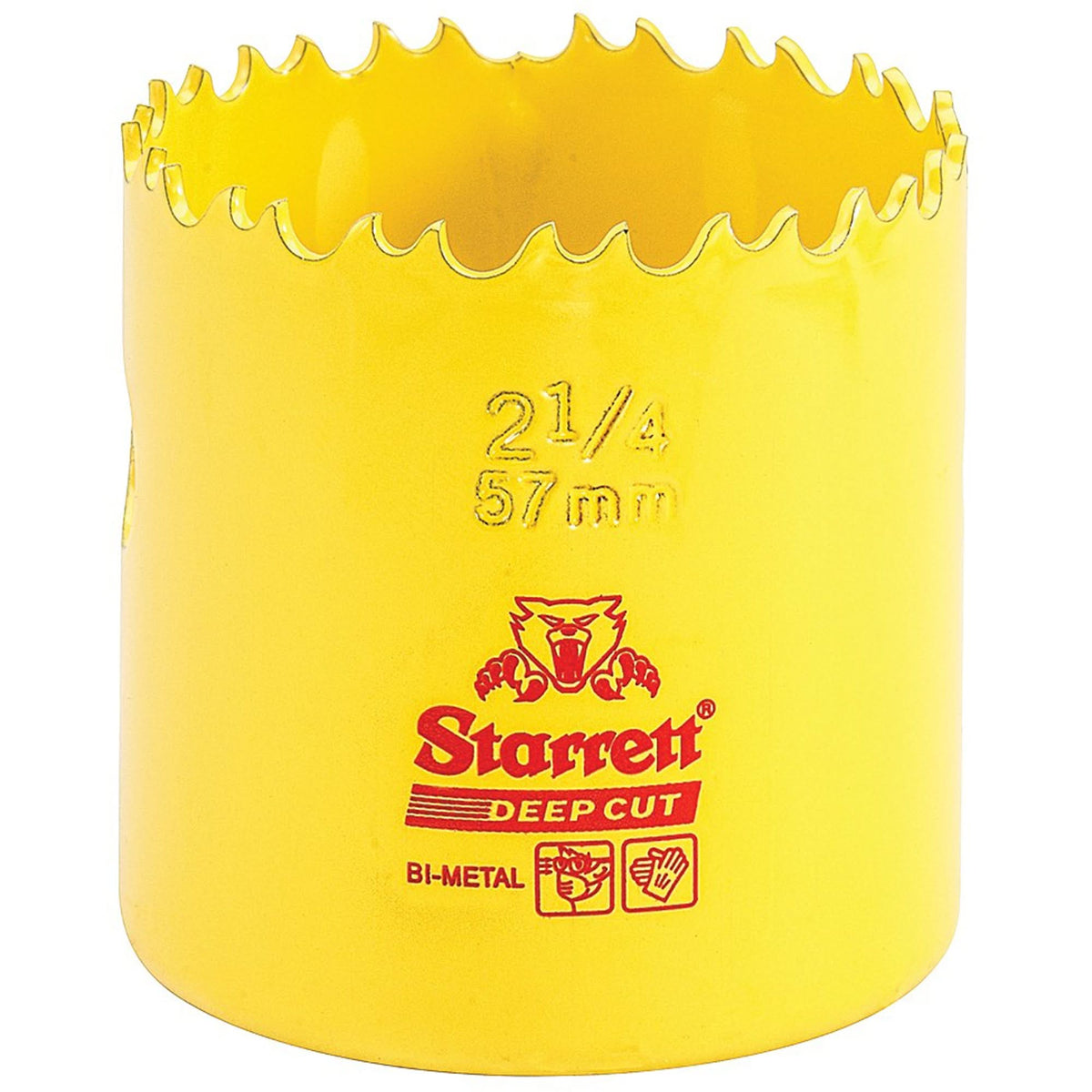 Bi-Metal Holesaw - 2-1/4", 2-1/4", 2" Depth of Cut, Bi-Metal