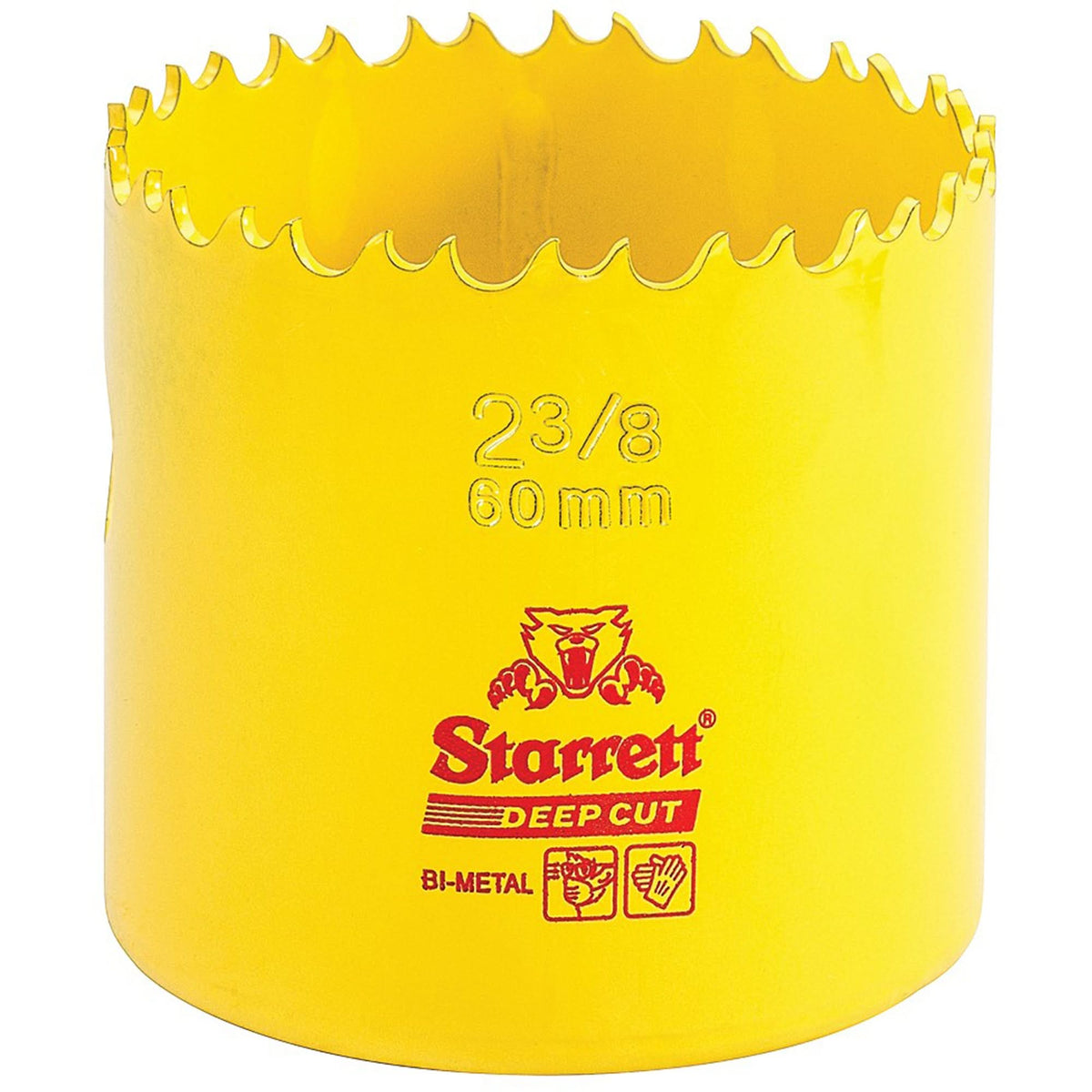 Bi-Metal Holesaw - 2-3/8", 2-3/8", 2" Depth of Cut, Bi-Metal