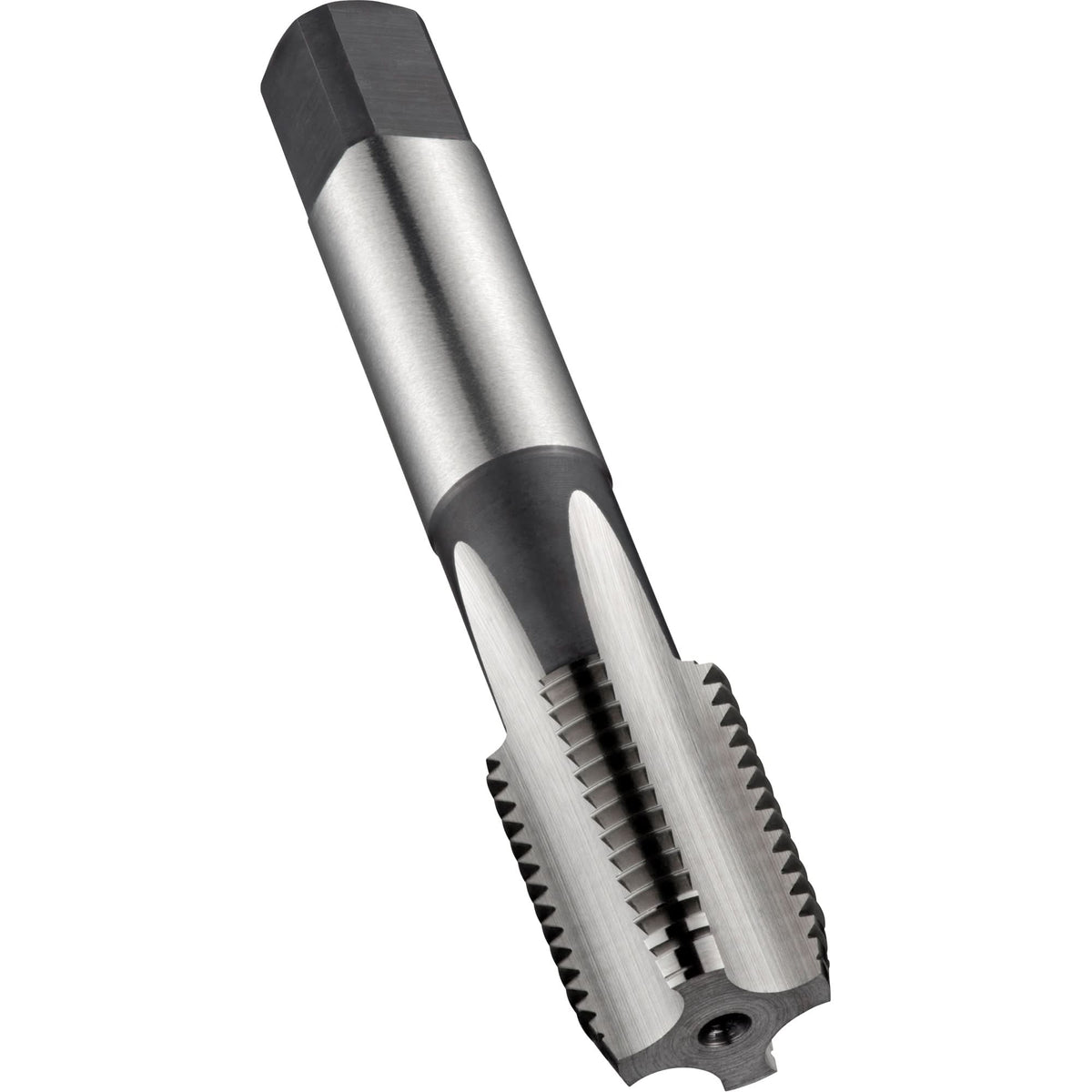 Medium Hook Pipe Tap, 1/4"-19, 4 Flutes, 2-5/8" L, High Speed Steel
