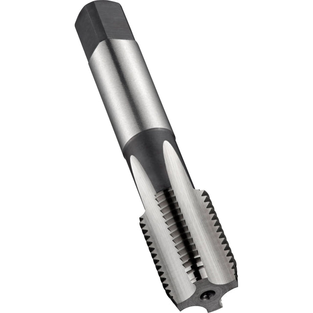 Medium Hook Pipe Tap, 1/8"-28, 4 Flutes, 2.3" L, High Speed Steel
