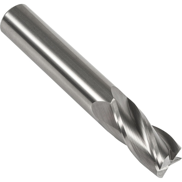 S134 Square End Mill, 5/16" Dia., 2-1/2" L, 4 Flutes, 5/16" Shank, Carbide