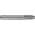 AllSteel™ Cylindrical Round Nose Shape Carbide Burr, SC-1, 1/4" Dia., 5/8" Depth of Cut