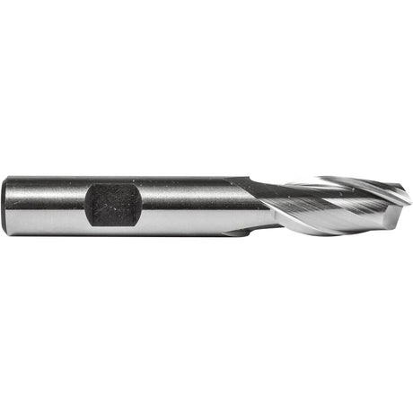 C601 End Mill, 3/8" Dia., 2 Flutes, High Speed Steel