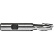 C601 End Mill, 1/4" Dia., 2 Flutes, High Speed Steel
