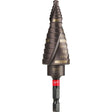 #8 Shockwave™ Impact Duty™ Step Drill Bit, 1/2" - 1" , 1/16" Increments, Titanium