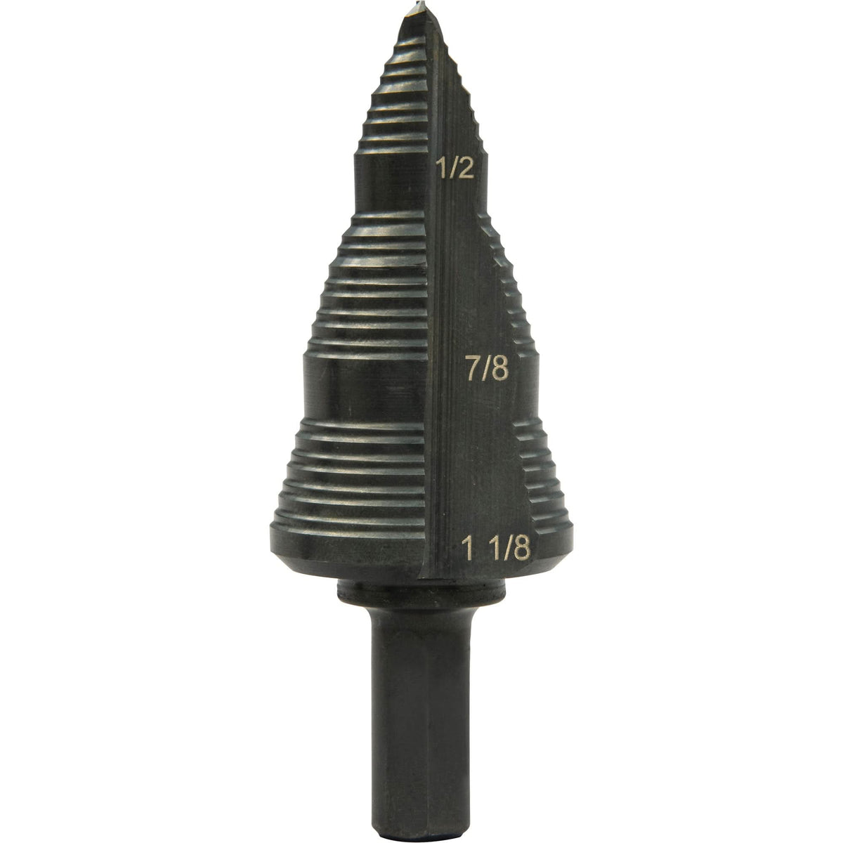 #9 Multi-Hole Step Bit, 3/16" - 1-1/8" , High Speed Steel