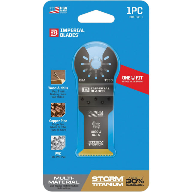 One Fit™ Storm™ Titanium Wood & Nails Blade