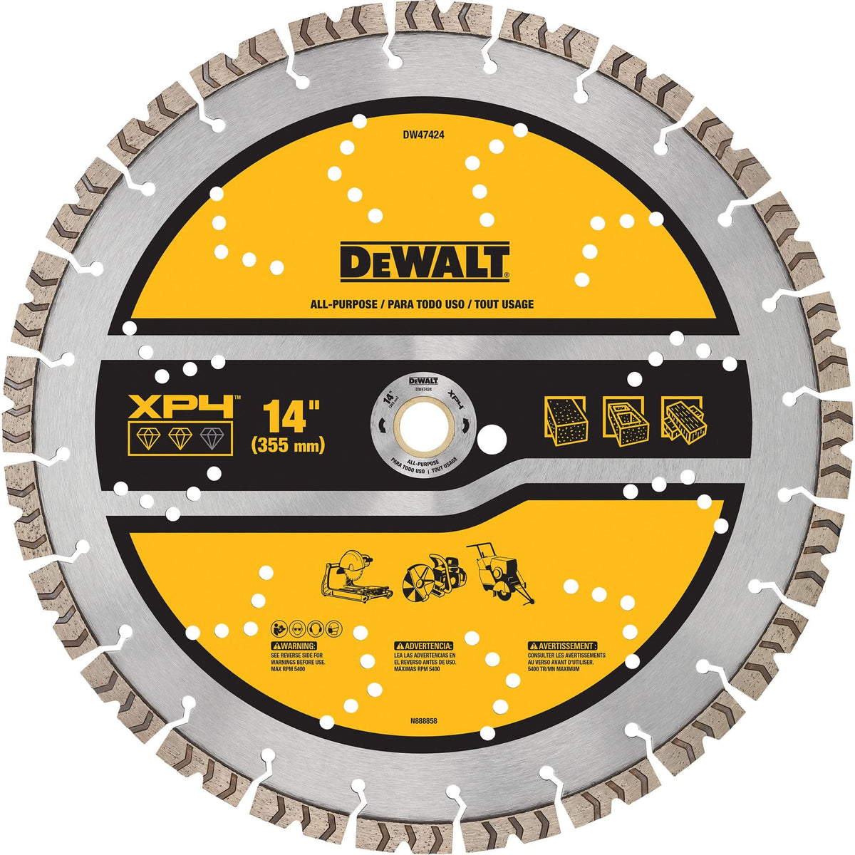 XP4 All-Purpose Segmented Diamond Blade
