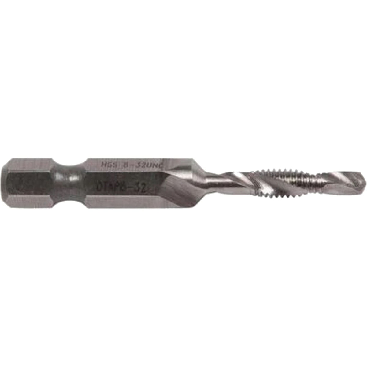Drill/Tap Bit, #8, High Speed Steel