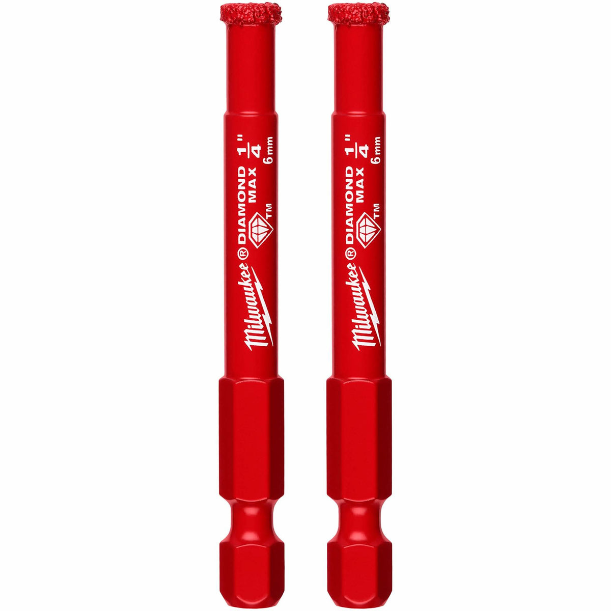 Diamond Max™ Hole Saw Bit, 1/4", 1-1/2" Depth of Cut, Diamond