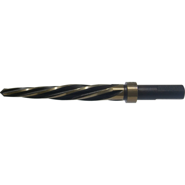 2619 Car Reamer, 0.375"/3/8", Spiral Flute, High Speed Steel, Straight/3-Flat Shank