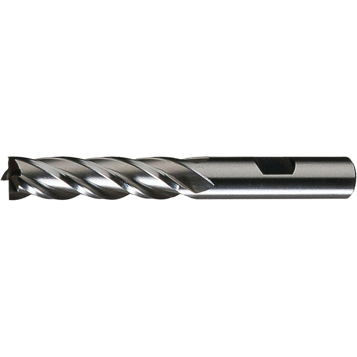 Centre Cutting Finishing Square End Mill, 3/4"/0.75" Dia., 3-7/8"/3.875" L, 4 Flutes, 3/4" Shank, High Speed Steel