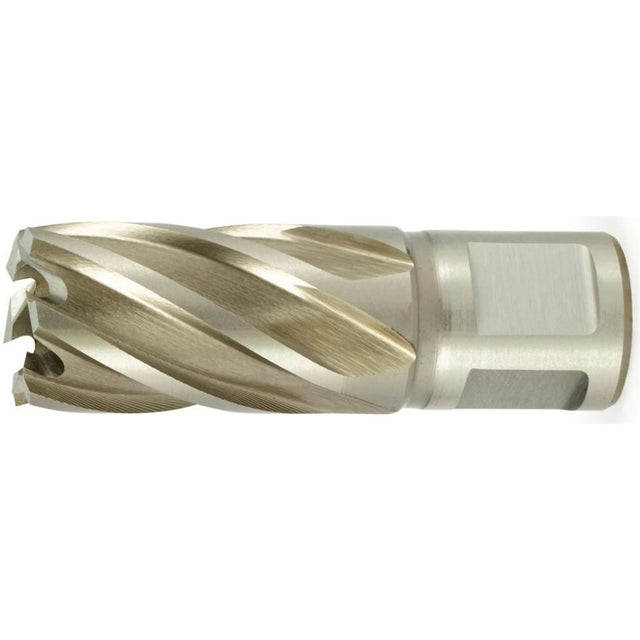 4500 Short Annular Cutter, 1" Diameter, High Speed Steel, 1" Depth of Cut, 3/4" Shank