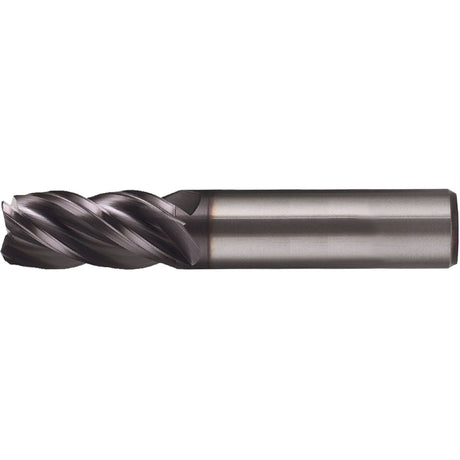 CEM-V2-5R-TA High-Performance Square End Mill for Ferrous Materials, 1/2" Dia., 3" L, 5 Flutes, 1/2" Shank, Carbide