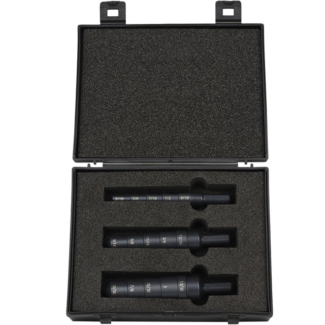 2874 Stepped Drill / Reamer Set, 3 Pieces, High Speed Steel