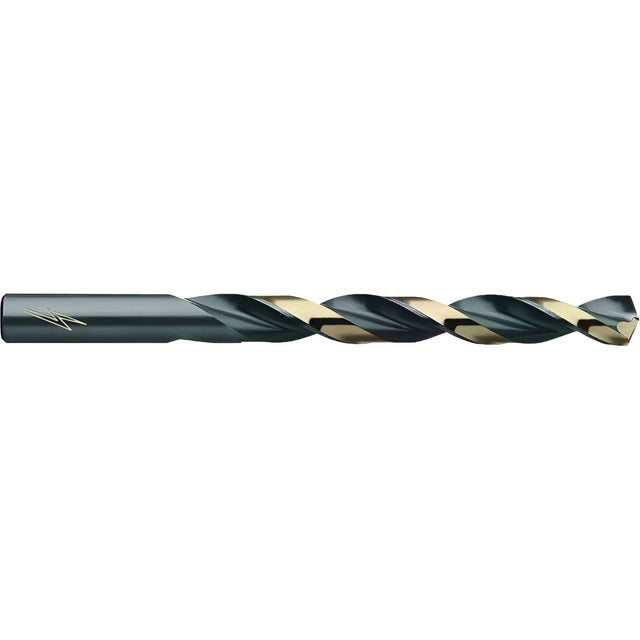 Thunderbit® T3HD Black & Bronze Jobber Drill Bit, High Speed Steel, F, 4-1/8" L, 2-7/8" Flute, 135° Point Angle