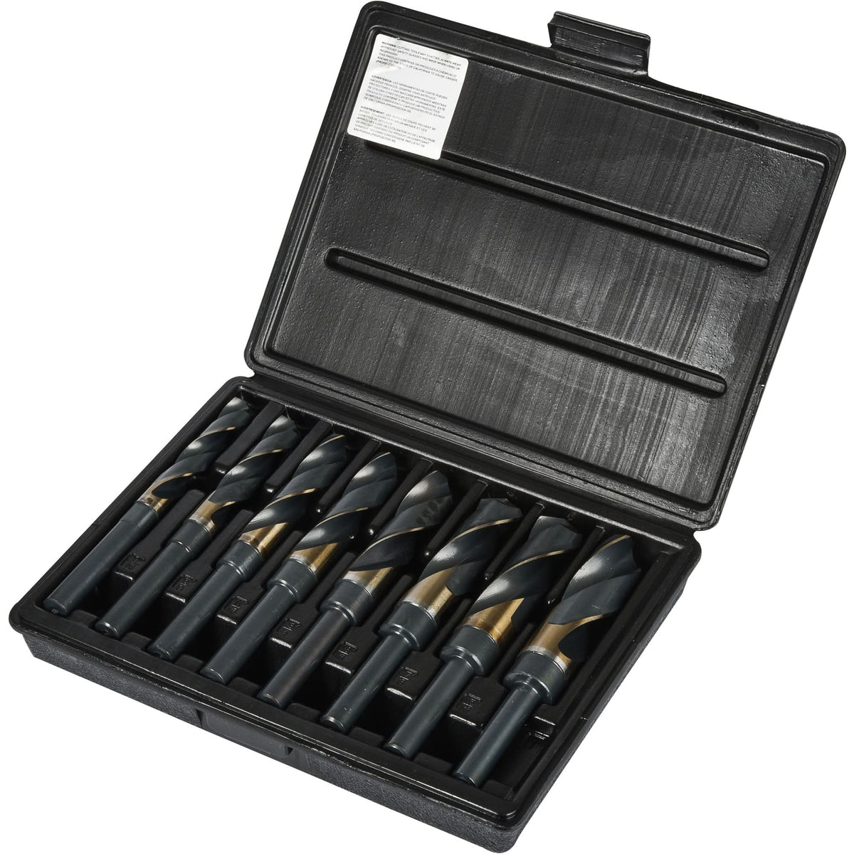 Reduced Shank Silver & Deming Drill Bit Set, 8 Pieces, High Speed Cobalt