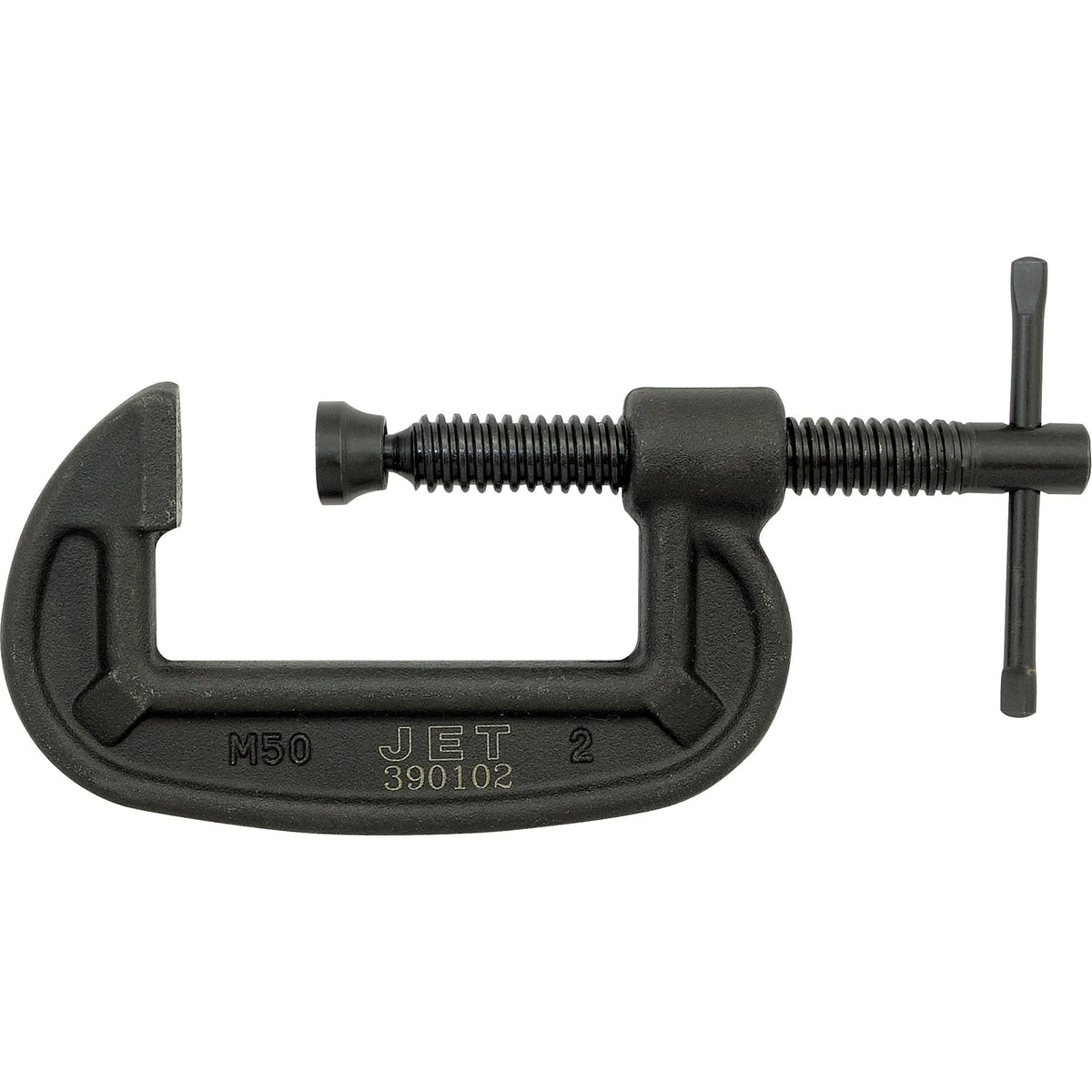 Heavy-Duty C-Clamp, 3" (76 mm) Capacity, 1-1/2" (38.1 mm) Throat Depth