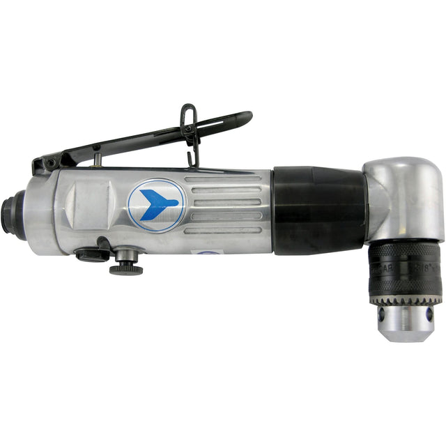 Heavy-Duty Reversible Angle Head Drill, 3/8" Chuck, 1700 No Load RPM