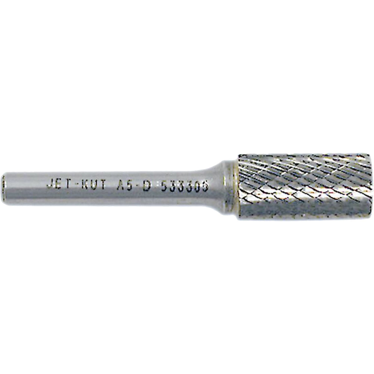 JET-KUT Cylindrical Shape Bur, 3/8" Dia., 1/4" Shank, 3/4" Depth of Cut