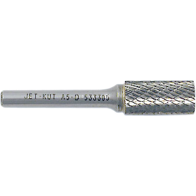 JET-KUT Cylindrical Shape Bur, 3/8" Dia., 1/4" Shank, 3/4" Depth of Cut