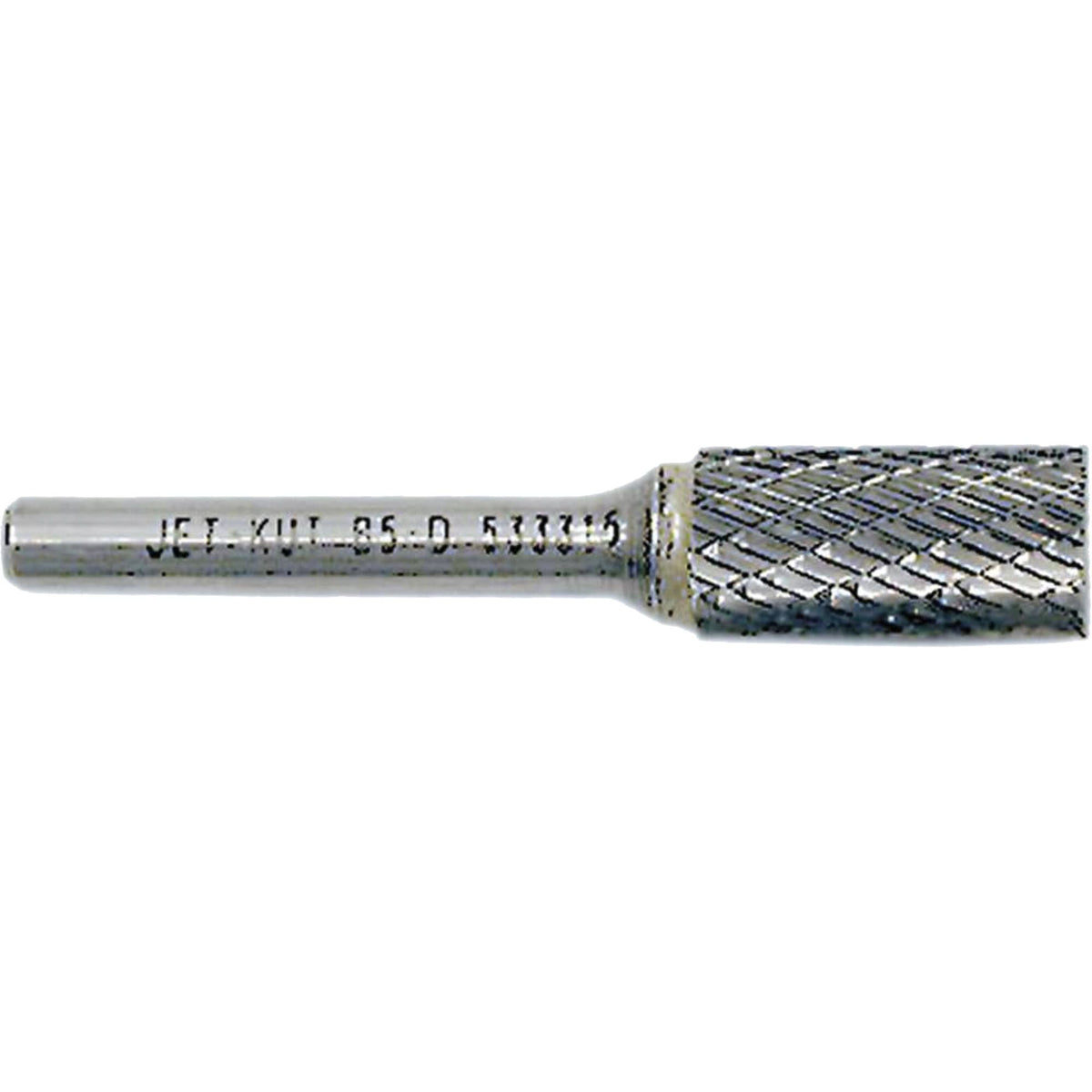 End-Cut Cylindrical Burr, 5/8" Dia., 1/4" Shank, 1" Depth of Cut