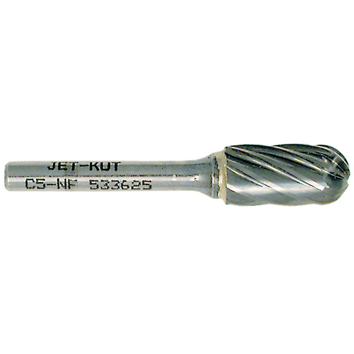 C5-NF JET-KUT® Ball Nose Shape Bur for Aluminum/Non-ferrous Materials, 1/2" Dia.