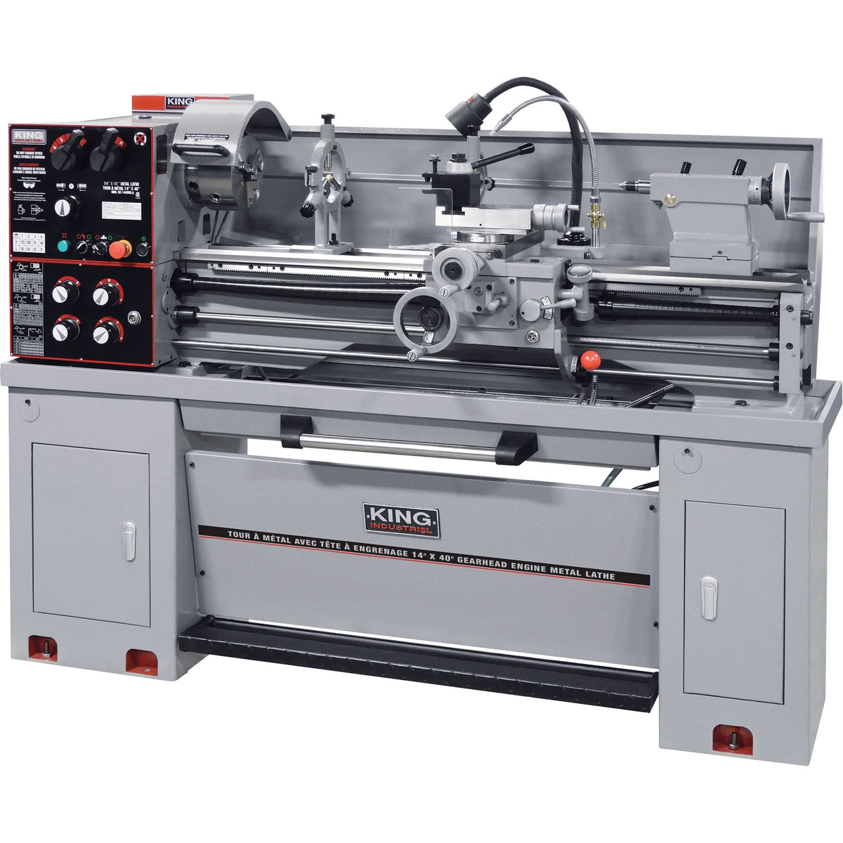 Gearhead Metal Lathes- With Taper Attachment, 75" L x 32" W x 53" H