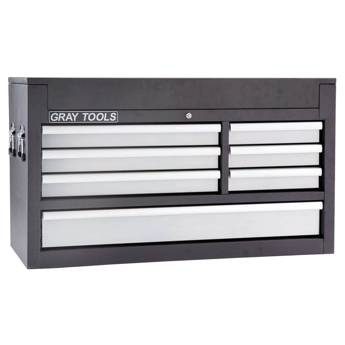 Top Chest - 7 Drawers, 41-1/2" W, 7 Drawers, Black