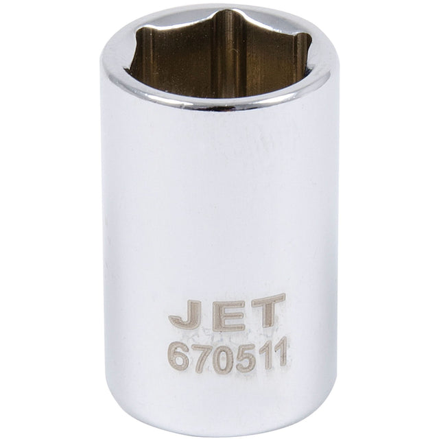 Chrome Socket, 11 mm, 1/4" Drive, 6 Points