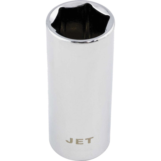 Chrome Socket, 1/2", 3/8" Drive, 6 Points, Deep